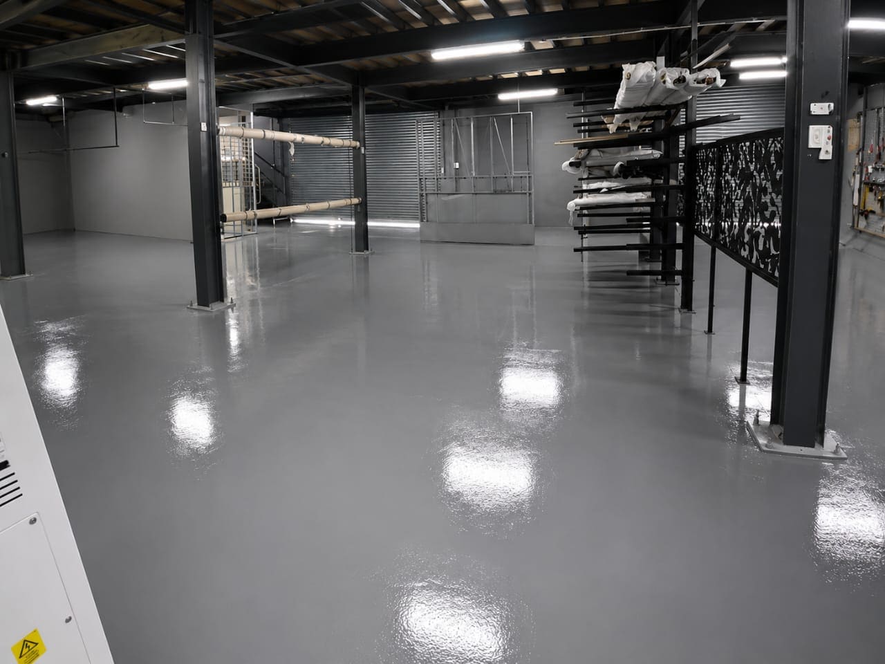 Industrial flooring project by Cape Flooring Creeds